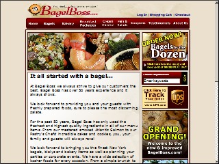 Web site www.bagelboss.com, Bagel Boss of Jericho