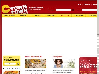 Web site www.ctownsupermarkets.com, C-Town Supermarkets