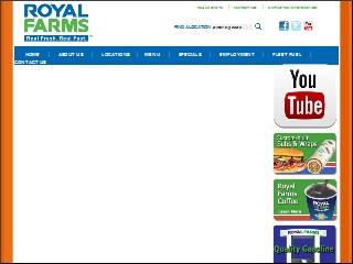 Web site www.royalfarms.com, Royal Farms Inc