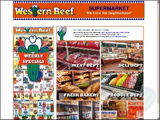 Web site www.westernbeef.com, Western Beef